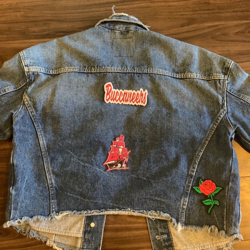 Tampa Bay Bucs Denim Jean Jacket